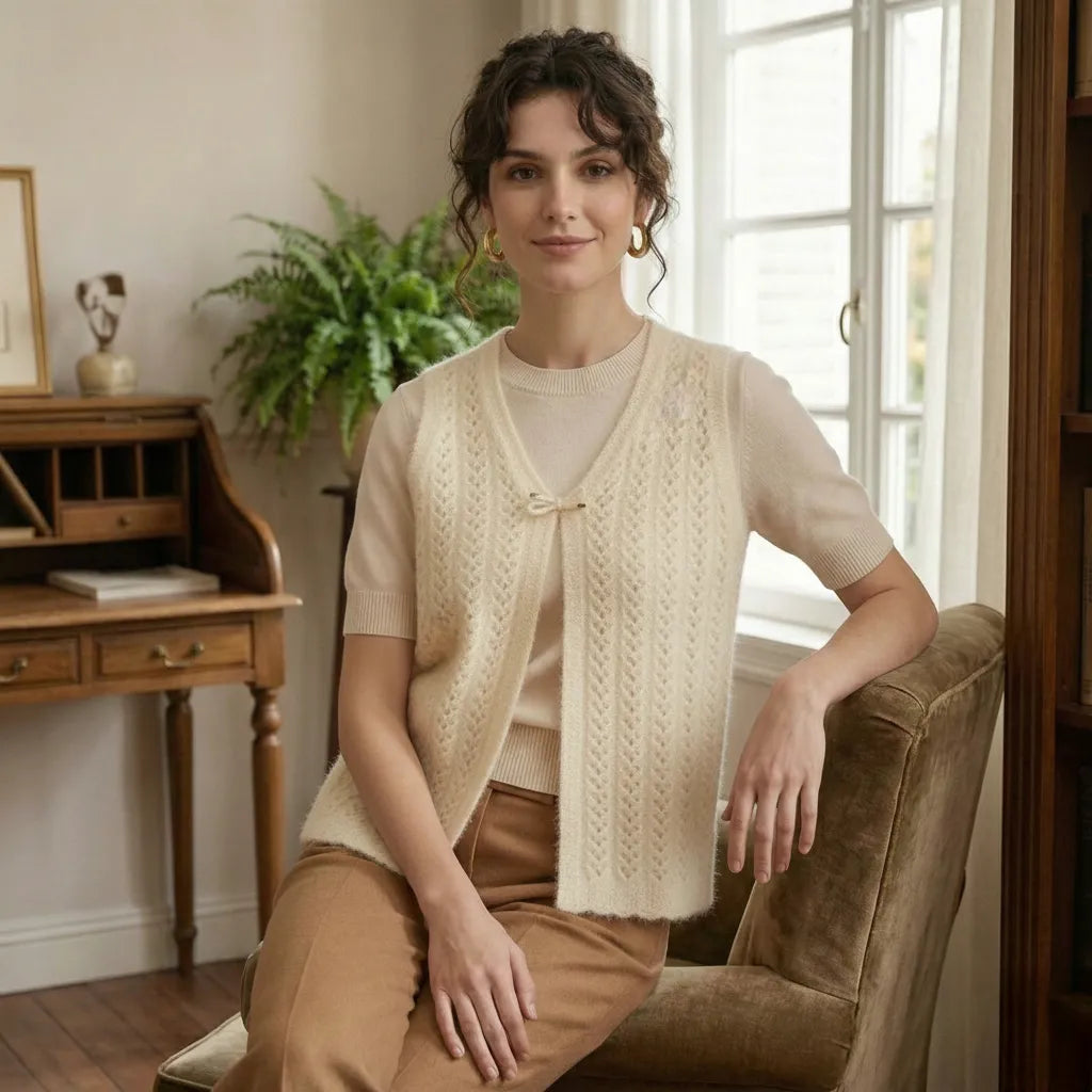 Simli Yumoş Anne Yeleği